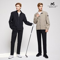 [밀레골프] 남성 골프 기능성 우븐 셋업 2종(자켓+팬츠)