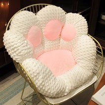 바디 롱 쿠션70/80cm Kawaii 고양이 발 플러시 장난감 귀여운 소프트 인형 봉제 쿠션 의자 소파 엉덩이 패, 18 NEW white_01 60x70cm
