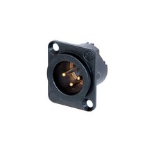 뉴트릭 NC3MD-LX-B 매입형 XLR(M) 골드도금접점 커넥터