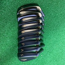 골프 퍼팅 매트 연습 클럽 블랙 bb1 언 9pcs 456789pas 스틸 샤프트 또는 흑연 샤프트, 9pcs 머리만