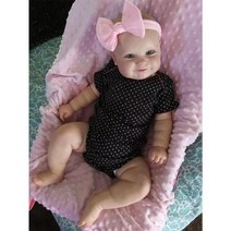 인형의집 미니어쳐하우스 미니하우스 50cm19in hairdress가있는 소녀 인형 BrownBlue EyesOpen Lifelike 신, 02 Blue eyes