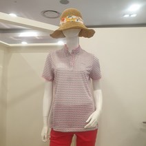 올포유 여성 여름 기하학 프린트 티셔츠 AWTHK4471