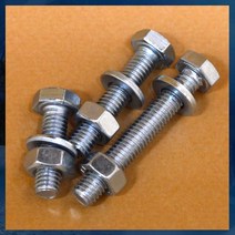 E166/6mm육각볼트넛트3종/육각볼트/넛트/와샤, 2센티10개