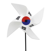 [문구조아] 왕바람개비 태극 문양 태극기 만들기 재료, 7개