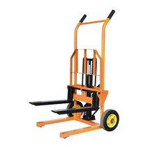 미니 지게차 상하차 포크 운반 기계 유압식 리프트, 스트레이트 휠포크 - 200kg 0.9m 상승