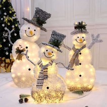 호텔 교회 크리스마스 행사 눈사람 조명 벡스코 장식, 눈사람(배터리)1