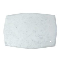 Crocon 주방 장식용 나무 및 대리석 도마 35.6 x 15.2씨엠 CM(14 6인치) 손잡이가 달린 스테이크 과일용 서빙 보드 트레이로 빵용 요리사를 위한 최고의 선물, White Marble Cutting Board