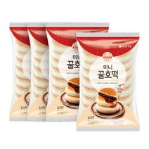 기린 미니꿀호떡 4봉 방학 초등학생 아이들 간식 유치원 사무실 롯데제과 가을 당충전, 7개