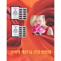 엔조이닝 닥터브라이언 슈퍼브레인 아비토젠 후코이단 세라티크 치매영양제 치매예방영양제 포스파티딜세린 & 징코(30캡슐), 30캡슐X2개