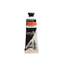 미술용 아크릴칼라물감 2시리즈 50ml 낱색 1개 알파색채, 998번 코퍼