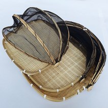 덮개망채반 3p세트 사각소/ 대나무 그물 식품건조망 음식보관 생선 부침개 민속용품 명절 조리용품