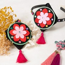 167 민화샵 배씨댕기 머리띠