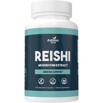 미국직구 레이시 버섯 캡슐 1000mg - 4:1 가노데르마 파우더 추출물 서플먼트 - enhence 및 매니지먼트 - 글루텐 프리 & 비건 120알, 수량, 상세참조