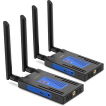 무선 HDMI 송신기 리시버 확장기 스트리밍 오디오 비디오 카메라 DVR 노트북 PC TV 모니터 656F 200m 1x4 1080P, 3.1 TX and 1 RX - with UK Plug