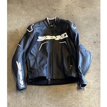 스피디 EVORider 바람 소가죽 프리미엄 가죽 자켓 천공 블랙, 56 - 3XL