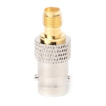 BNC 암 플러그-SMA 잭 안테나 어댑터 구리 커넥터 변환기 62KC, 한개옵션0