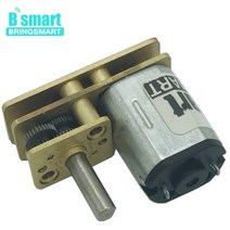 DC 기어 모터 Bringmart-전기 모터 3V 6V 12V DC 후진 기어 감속기 DIY 미니 부품 마이크로 메탈 팬 자동, 04 60rpm_01 3 볼트
