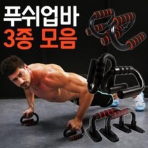 GnJ 푸시업바기구 팔굽혀펴기 상체운동 홈트레이닝, S형푸쉬업바(색상랜덤)다다몰