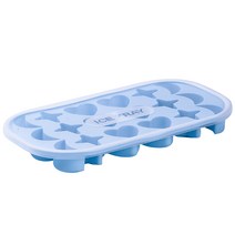 신스엔스 하트 별 달 얼음 실리콘 18구 아이스트레이 몰드, 블루