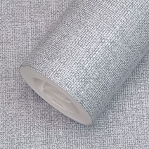 친환경 소폭 종이 도배지 단색 그레이 롤 셀프벽지, KS 5403-5 / 롤