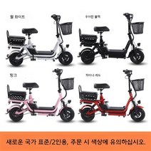 접이식 전기자전거 등하원 미니 2인용 3인용 삼륜 부릉이 배달용스쿠터 전기차, 48V, 13.20A리튬배터리로80km2인승주행