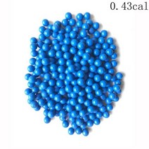 서바이벌 페인트볼 재사용 가능한 고무 페인트 볼 043cal 05cal 068cal야외, 0.43-500Pcs-Blue