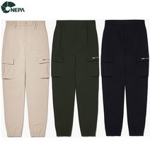 네파 NEPA 송파점 남성용 3컬러 가을 카고 조거팬츠 허리 전체 E-BAND 및 스트링 구조로 착장시 편안한 착용감 재공 C-TR 카고 등산 팬츠 7H51665SP