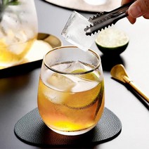 홈바 위스키 하이볼 온더락 글라스 잔 2개 양주잔 하이볼잔 온더락잔 위스키잔 온더락글라스 양주글라스, 원형 500ml