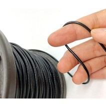 와이어로프 볼트너트블랙 PVC 코팅 와이어 로프 스테인레스 스틸 유연한 케이블 빨랫줄 1mm 1.2mm-6mm 소, 01 1mm(7x7)-10meter
