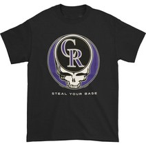 ROCKPANDA Grateful Dead Colorado Rockies Steal Your Base 반팔티