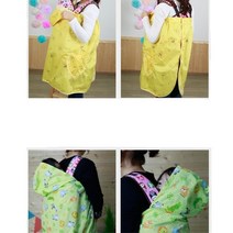 아기띠 바람막이 여름용 망토 포대기 애기포대기, 동물나라(방수)