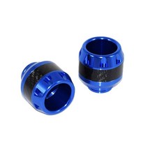 오토바이 전륜 차축 포크 충돌 슬라이더 떨어지는 수호자 혼다 Forza750 250 2018-2021 22, 08 No logo Blue