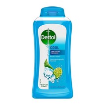 Dettol 쿨 바디 워시 앤 샤워 젤 민트 베르가못이 함유된 250ml(8.45온스) (1팩)144285, 8.45플루이드 온스_베르가못