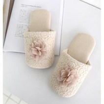 풍경나라)프린세스 레이스 실내화 거실화 2size