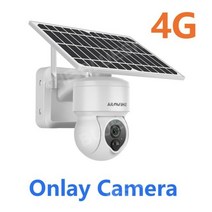 현관CCTV 태양광CCTV 무선감시카메라 현관문CCTV 야외 가정용CCTV 태양 카메라 야외 12000mAh 배터리, 4G 화이트 카메라
