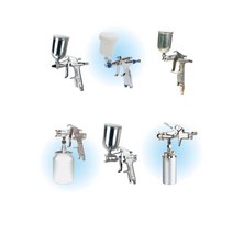 블루텍 에어스프레이건세트 중력식 400cc페인트컵포함 스프레이건, W-77G SET(1.8), 1개