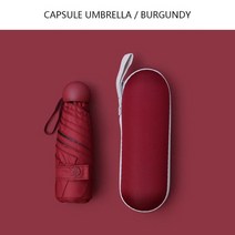 미니 파라솔 감성 캠핑 우산 휴대용 태양 아주 비닐 포켓 태양 보호 및 자외선 보호, 빨간색