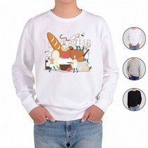 디자인티셔츠 아토 아이러브 빵집 창업 맨투맨 후드티