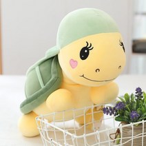 108960 작은거북이 인형 빅사이즈 피큐어 아동침대 쿠션 귀여운 생일선물 여학생, 45 센치 메터, 초록