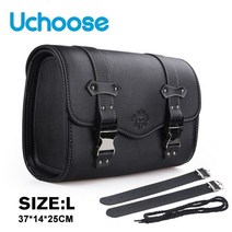 오토바이 사이드박스 새들백 ADNOH Rebel 250 500 오토바이 도구 가방 Rebel 1100 300 W400 W650 XL883L, 02 Size L Black