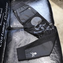 구쯔뱅 INS명품패션멀티스컬로고 간지핏 광택면 여름 9부바지