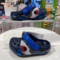 크록스(NC웨이브충장점) 펀랩 샤크 라이츠 클로그 키즈 207070-410