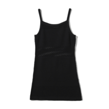 OIOI 오아이오아이 CROCHET KNITTED DRESS BLACK