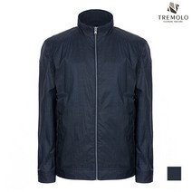 트레몰로 [TREMOLO] 톤온톤 스트라이프 경량 집업 점퍼_TRBCLVY3111