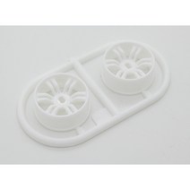 V28-006 Front Hub N-3.5 화이트 휠 부품 미니지 미니큐 꼬마지 파이어랩 1/28 RC 자동차용품