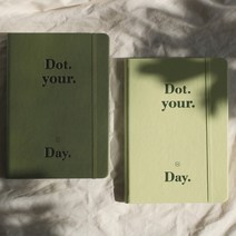 [하이모리] 비온뒤 2023년 Dot Your Day Diary [날짜형 다이어리 플래너 일기장 스케줄러], 다크 올리브