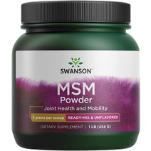 MSM Swanson Msm 파우더 식이유황, [01] 일