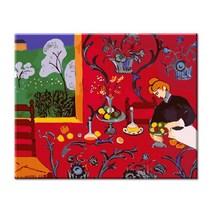 모모픽스페인팅 DIY명화그리기 40x50cm, 마티스 하모니 인 레드