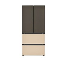 LG전자 디오스 오브제컬렉션 김치톡톡 김치냉장고 방문설치, 스톤 + 샌드 + 샌드, Z492GBC132S
