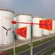 야외 풍향 풍속계 풍량 테스트 관측소 윈드삭 바람 측정기, 나선형 무브먼트(야광)